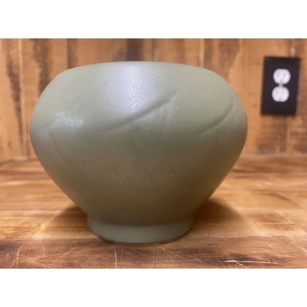 Vintage McCoy Pottery Floraline 415 MCM Planter Pot‎ Vase Abstract Fish Design